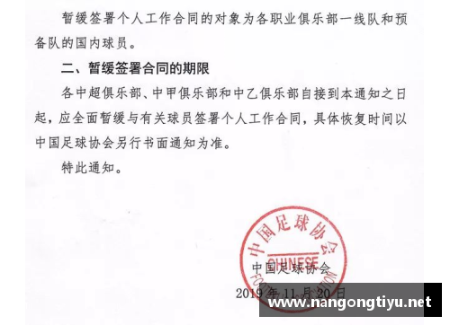 球员合同：签约、状况与解约的完整指南